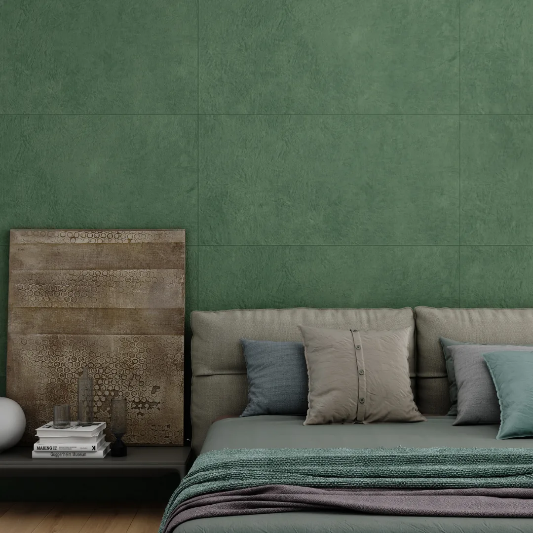 Exotica Neutral Verde, plain wall tile for kitchen